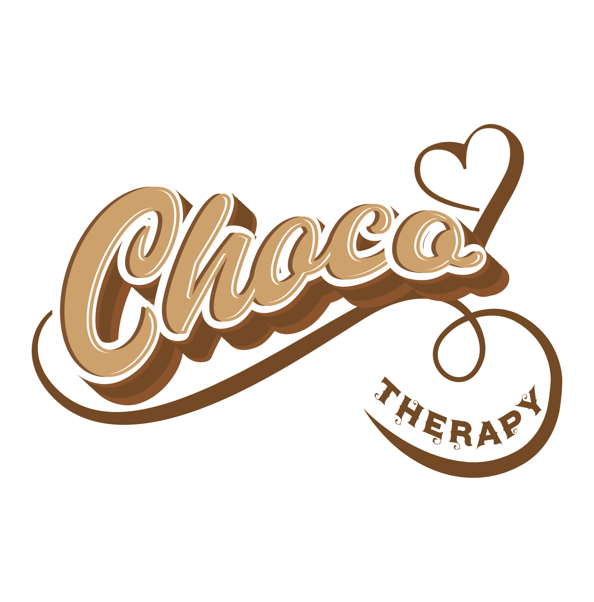 Choco Therapy chocolate brand logo – client of Om Sai Graphic